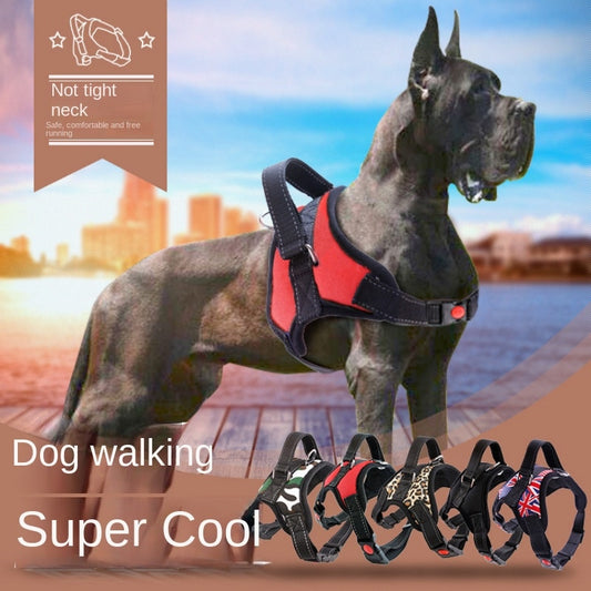 Adjustable Reflective Dog Harness: No-Pull Training for Small to Large Dogs